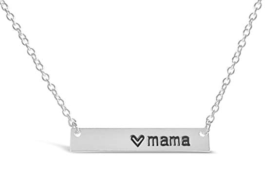 Love Mama Bar Necklace-Rosa Vila Boutique