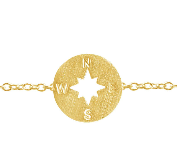 Rose Gold Compass Bracelet-Rosa Vila Boutique