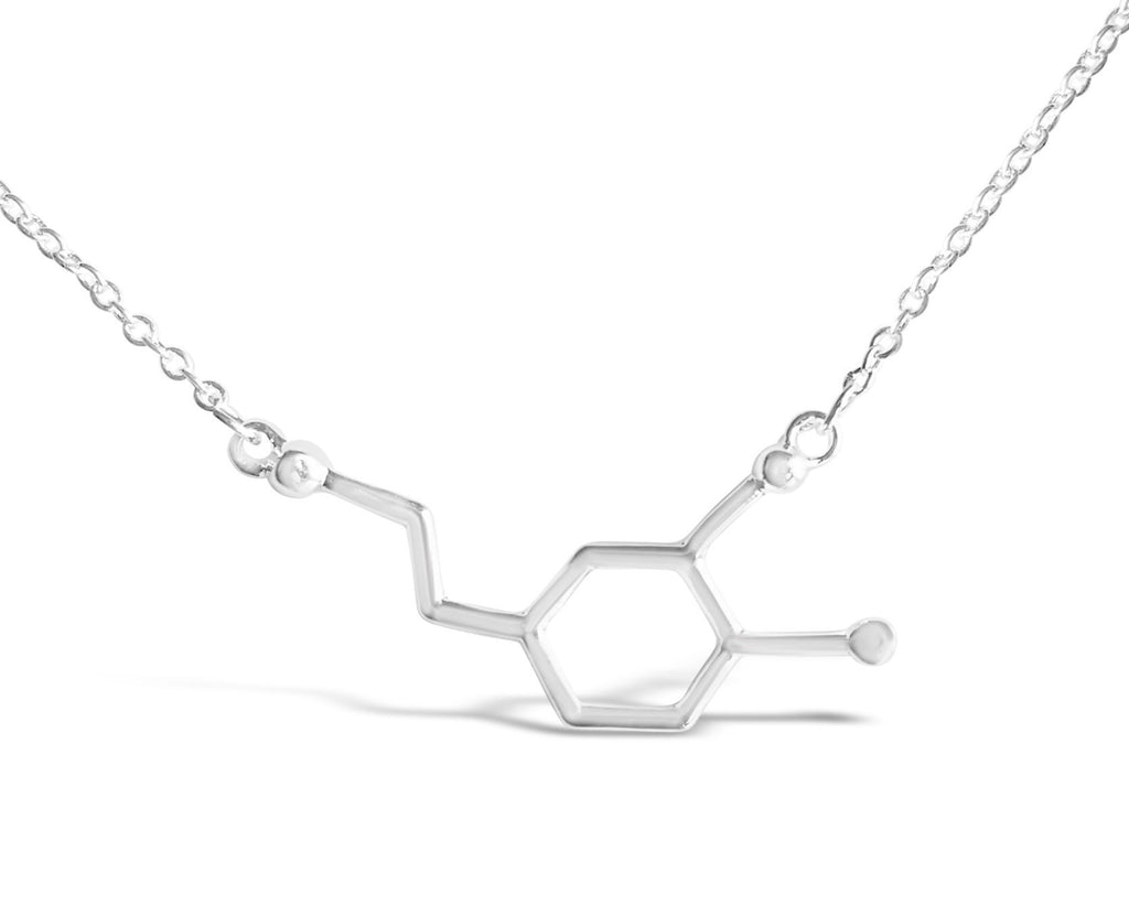 DNA Dopamine Molecule Necklace-Rosa Vila Boutique