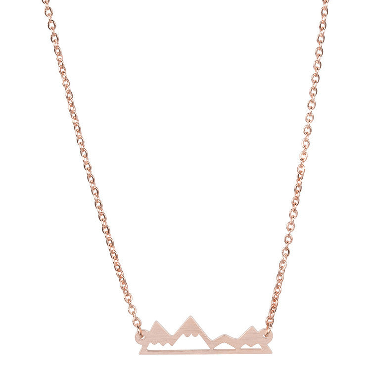 Mountain Top Necklace For Mountain Lovers-Rosa Vila Boutique