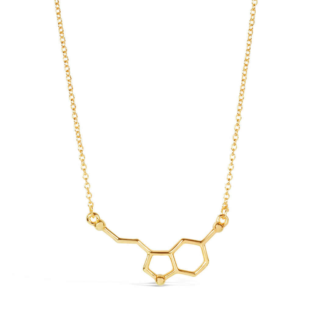 Happiness Serotonin Molecule Necklace-Rosa Vila Boutique