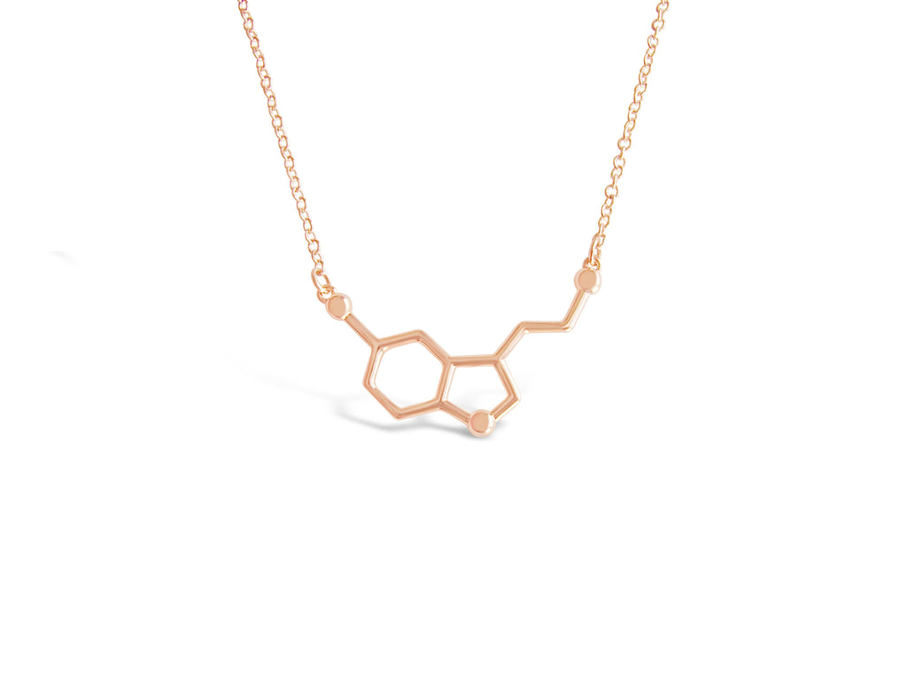 Happiness Serotonin Molecule Necklace-Rosa Vila Boutique