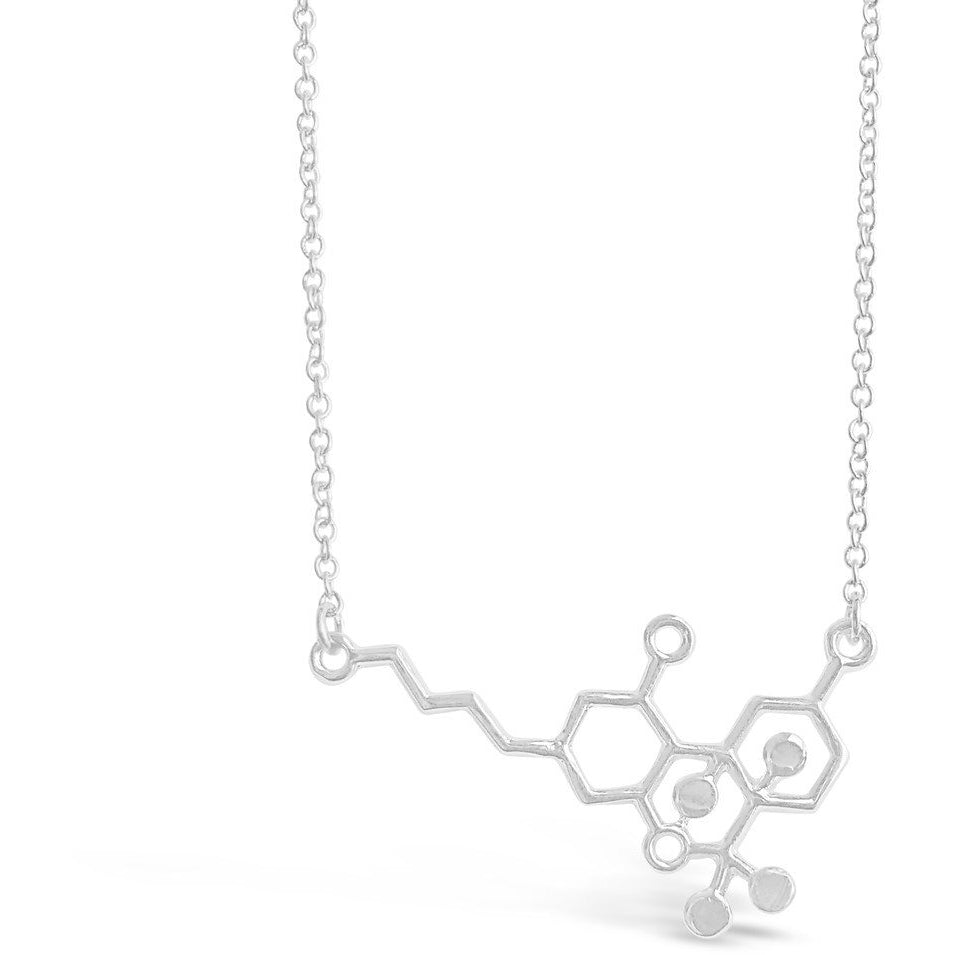 Cannabis Molecule Necklace-Rosa Vila Boutique